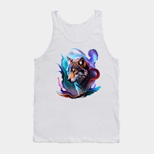 Wolf Ornament Liquit Tank Top